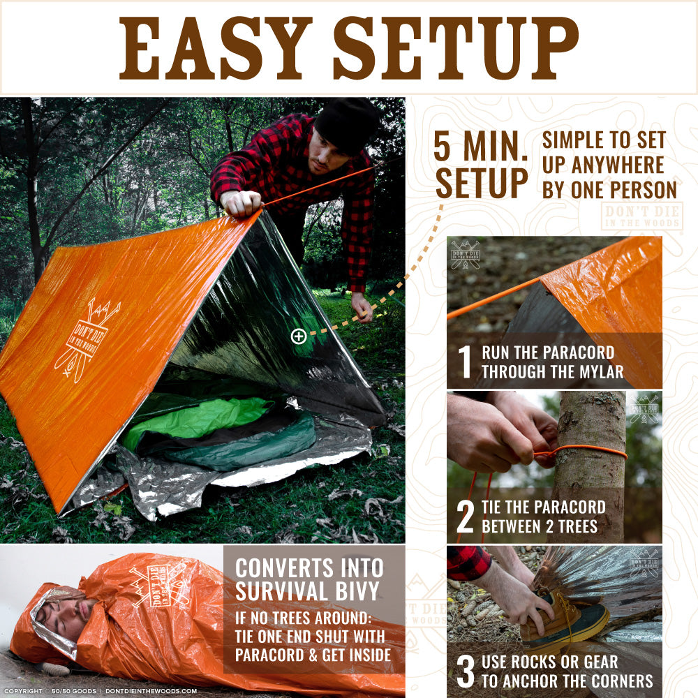 survival tent World's Toughest Survival Tent – Don't Die In The Woods