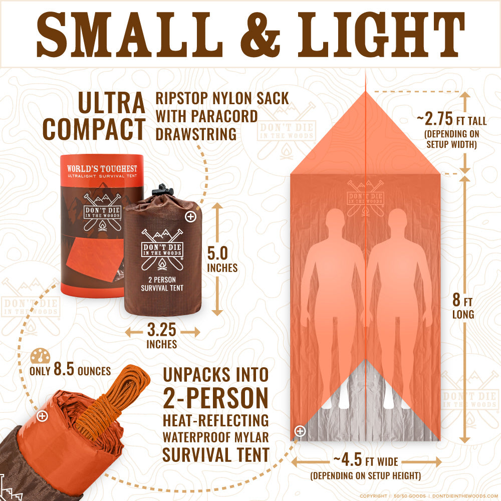 don't die in the woods tent World's Toughest Survival Tent – Don't Die In The Woods