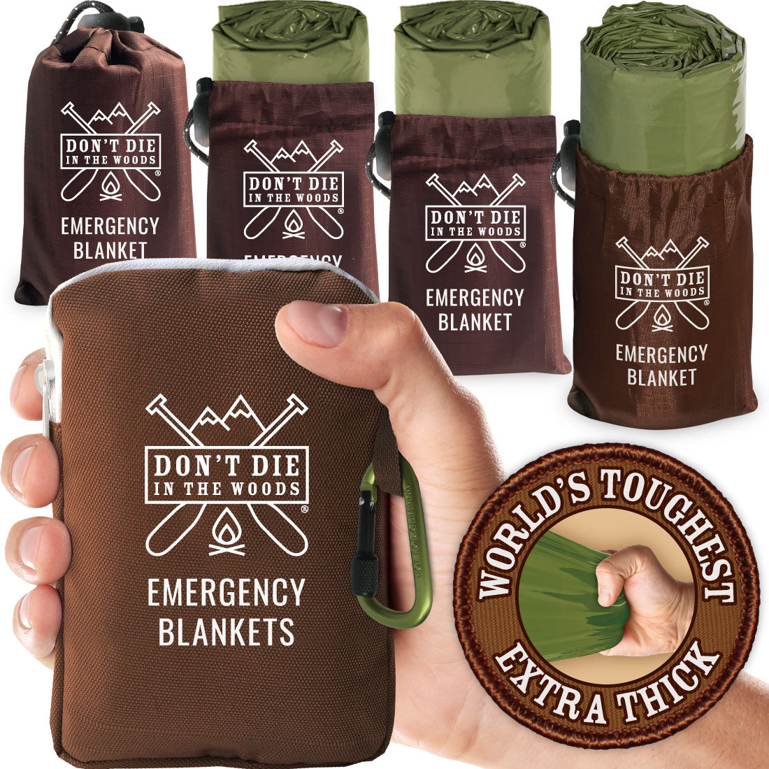 don't die in the woods tent World's Toughest Emergency Blankets – Don't Die In The Woods